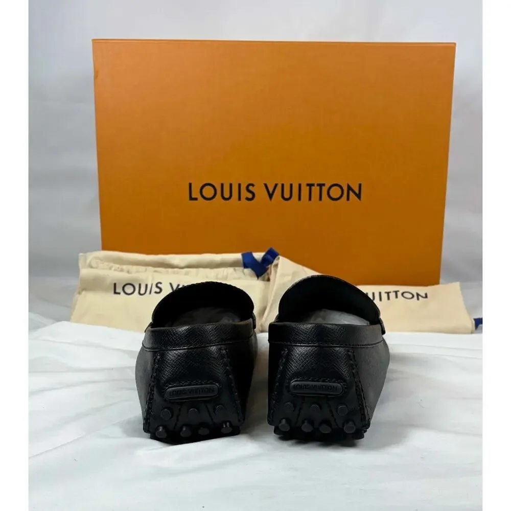 Louis Vuitton Hockenheim Driving Moccasin Loafers Mens SZ 10.5 SPB JA-366314